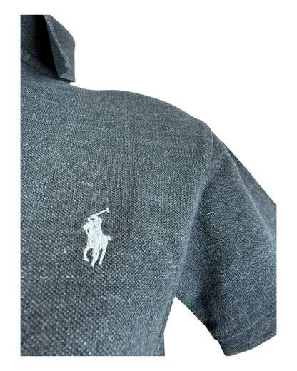Polo Ralph Lauren Poloshirt schwarz meliert Größe M
