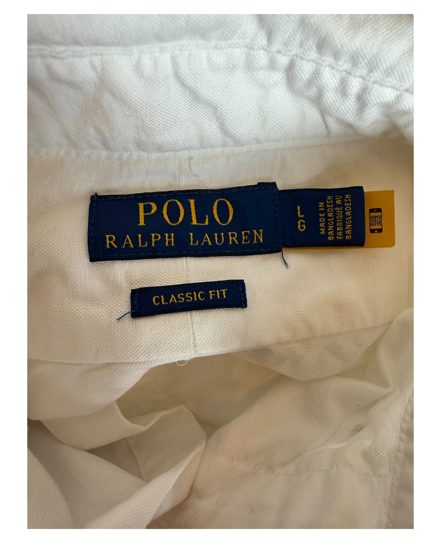 Polo Ralph Lauren Oxfordhemd weiß Größe L