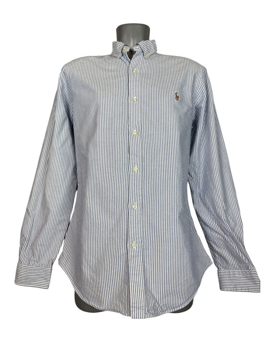 Polo Ralph Lauren Oxfordhemd blau weiß gestreift Größe M