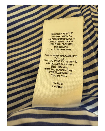 Polo Ralph Lauren Hemd blau weiß gestreift Größe M