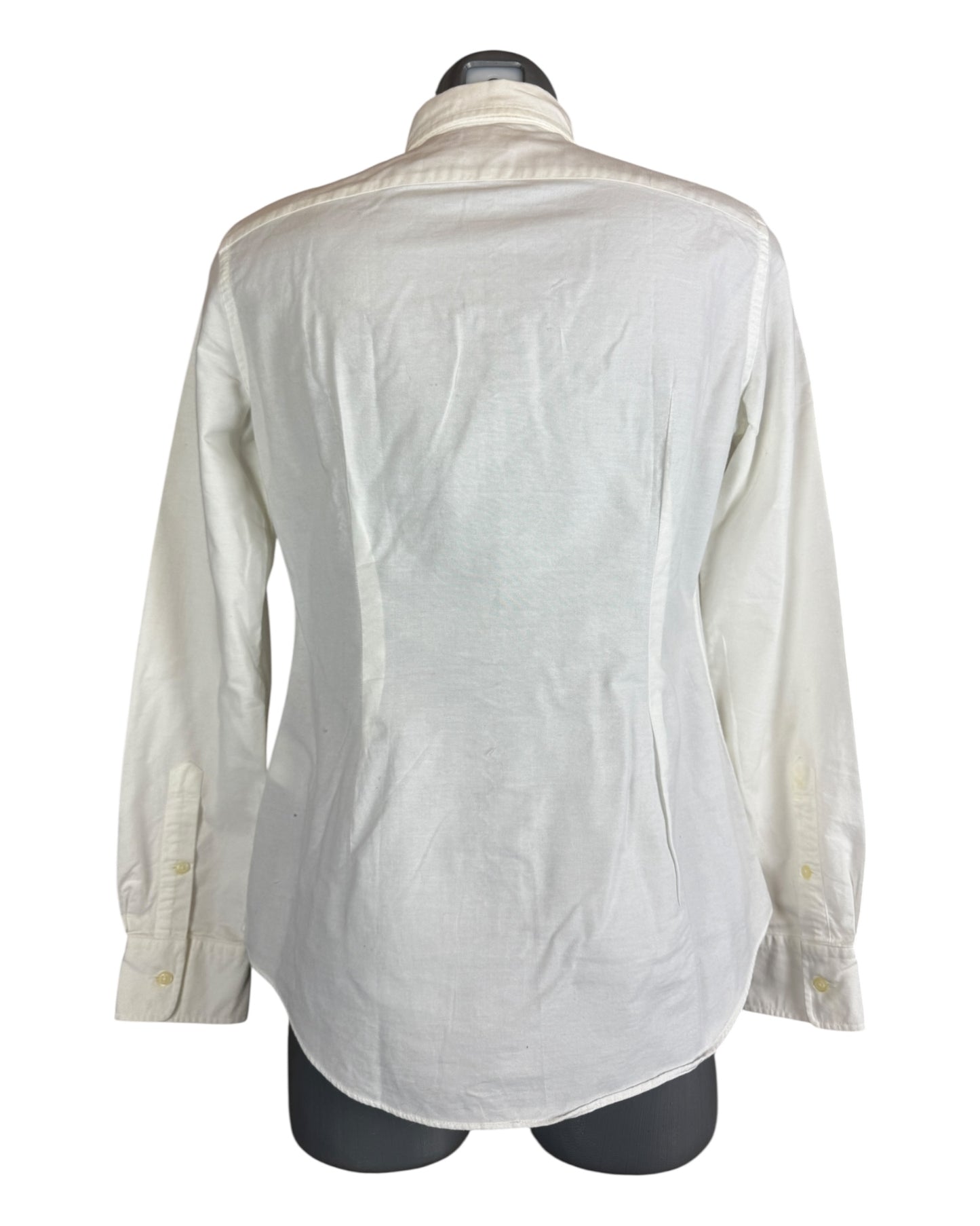 Polo Ralph Lauren Oxford Bluse weiß Größe M