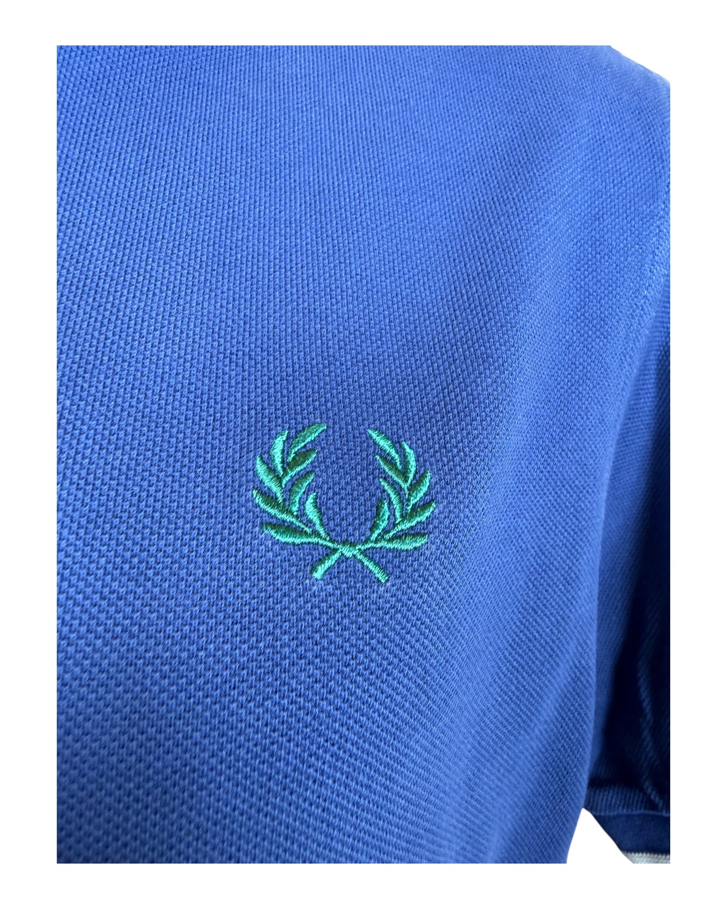 Fred Perry Poloshirt blau Größe L