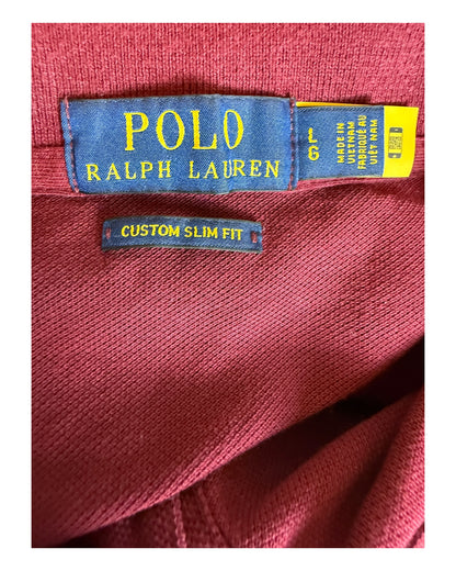 Polo Ralph Lauren Poloshirt bordeauxrot Größe L