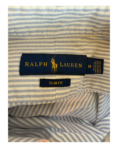 Polo Ralph Lauren Oxfordhemd hellblau weiß gestreift Größe L