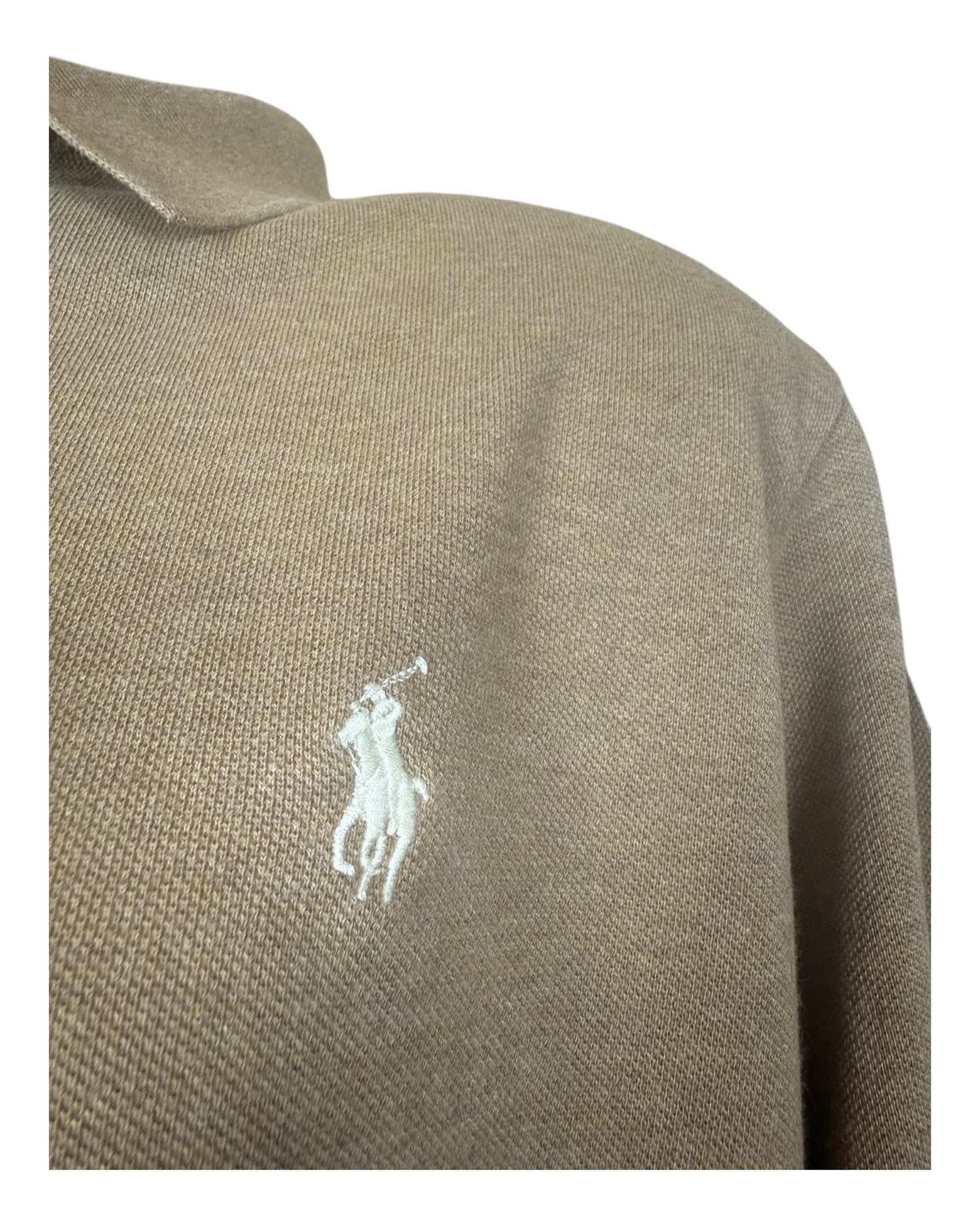 Polo Ralph Lauren langärmliges Poloshirt braun Größe L