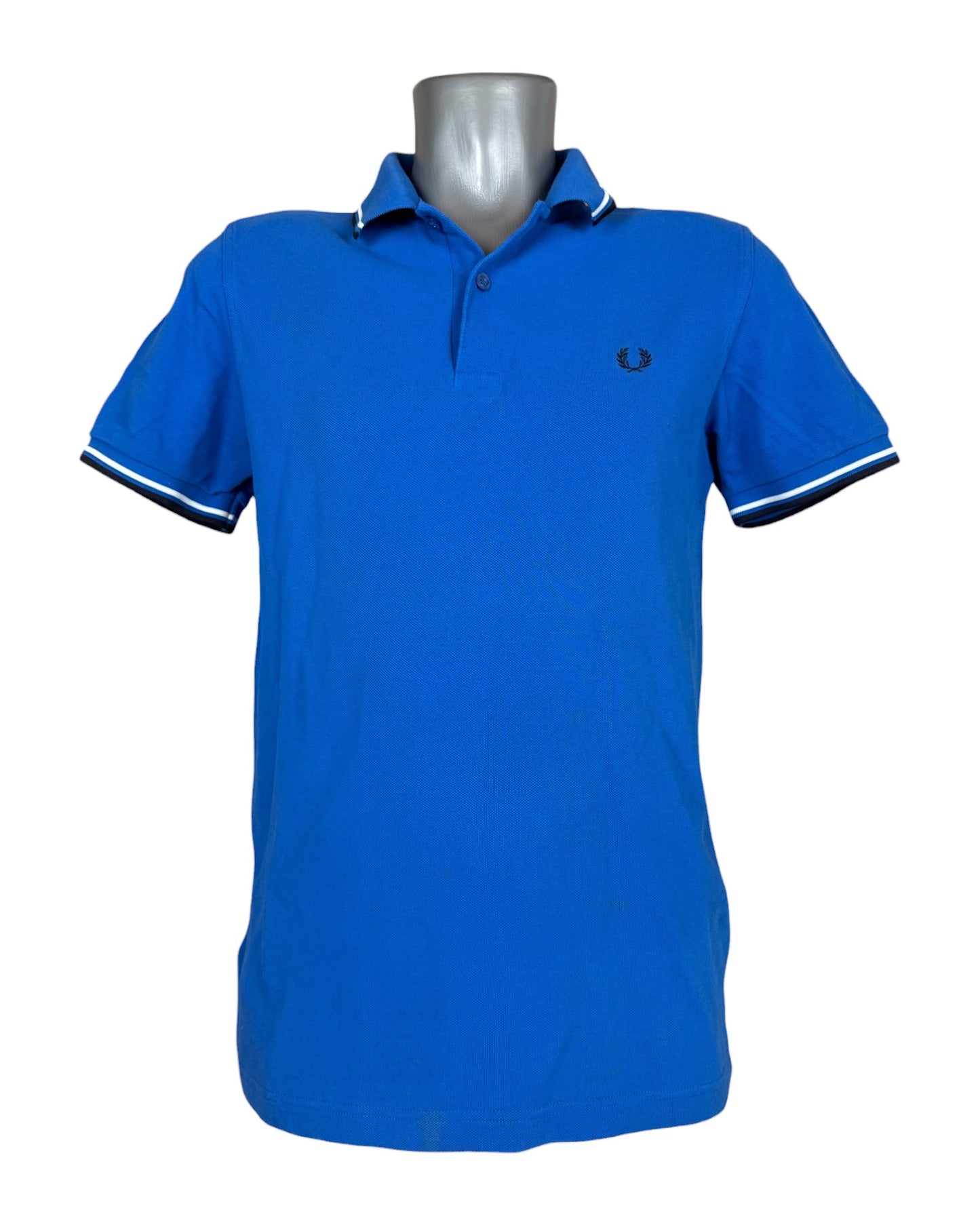 Fred Perry Poloshirt blau Größe M