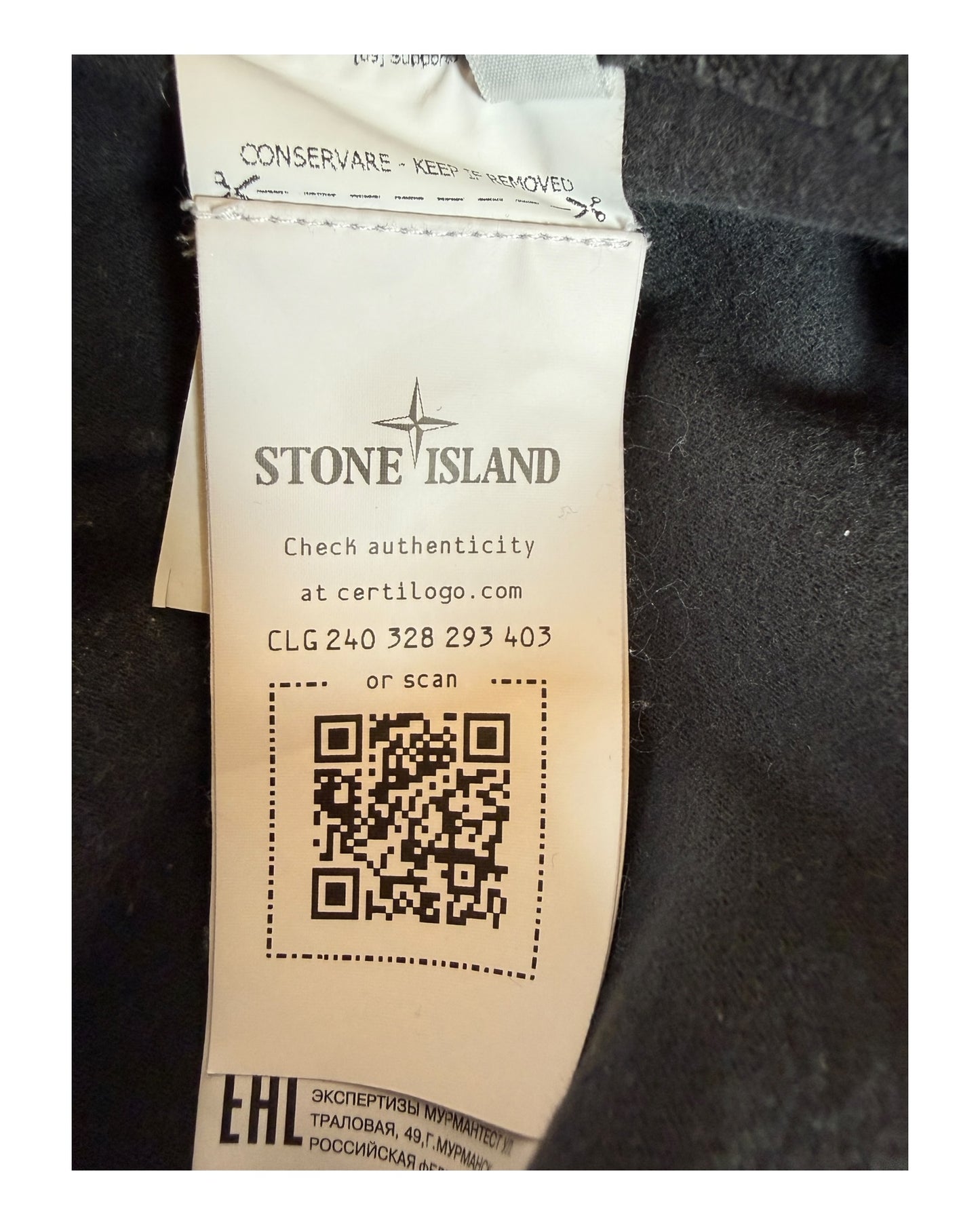Stone Island Pullover schwarz Größe L