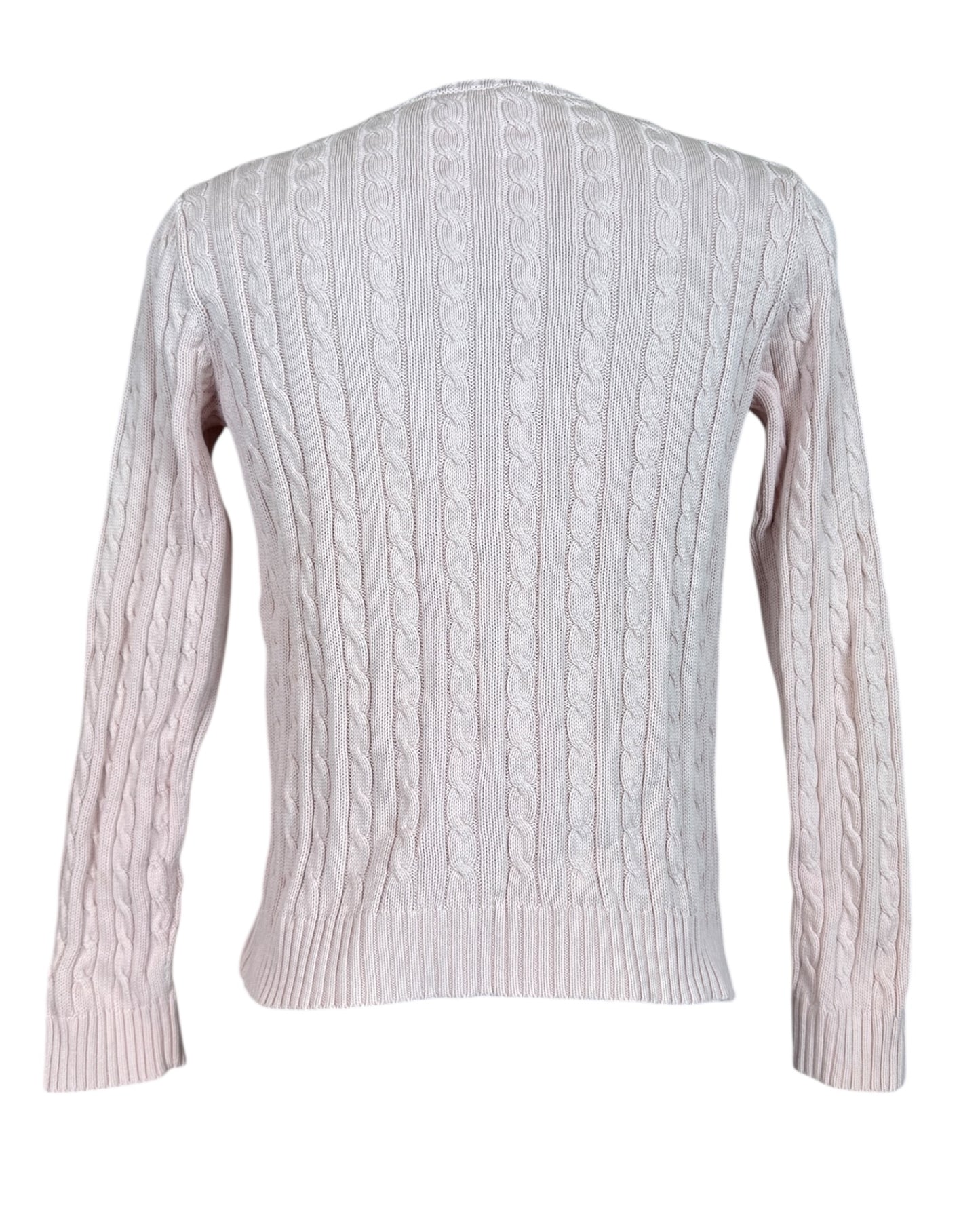 Polo Ralph Lauren Zopfmuster Pullover rosa Größe S
