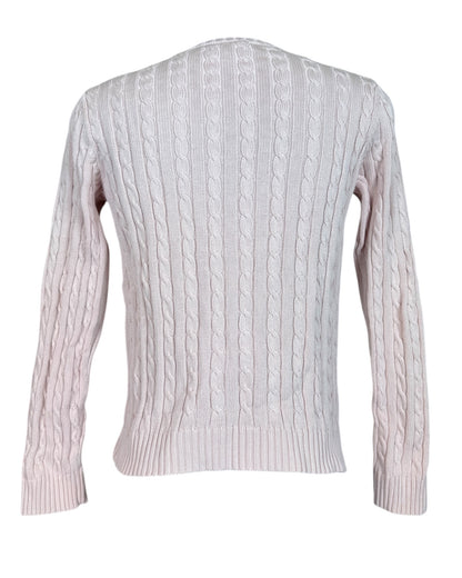 Polo Ralph Lauren Zopfmuster Pullover rosa Größe S