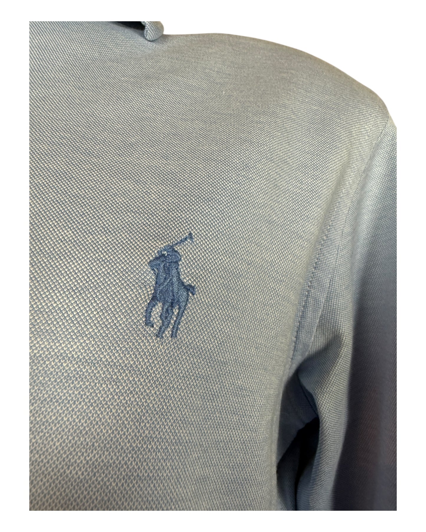 Polo Ralph Lauren Knit Oxfordhemd hellblau Größe M