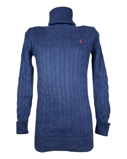 Polo Ralph Lauren Zopfmuster Pullover marineblau Größe L