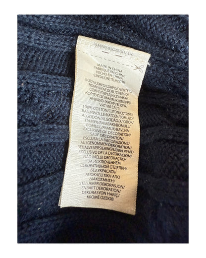Polo Ralph Lauren Zopfmuster Pullover marineblau Größe S