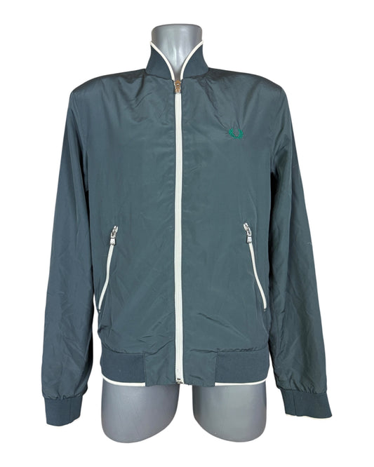 Fred Perry Bomberjacke grau Größe M