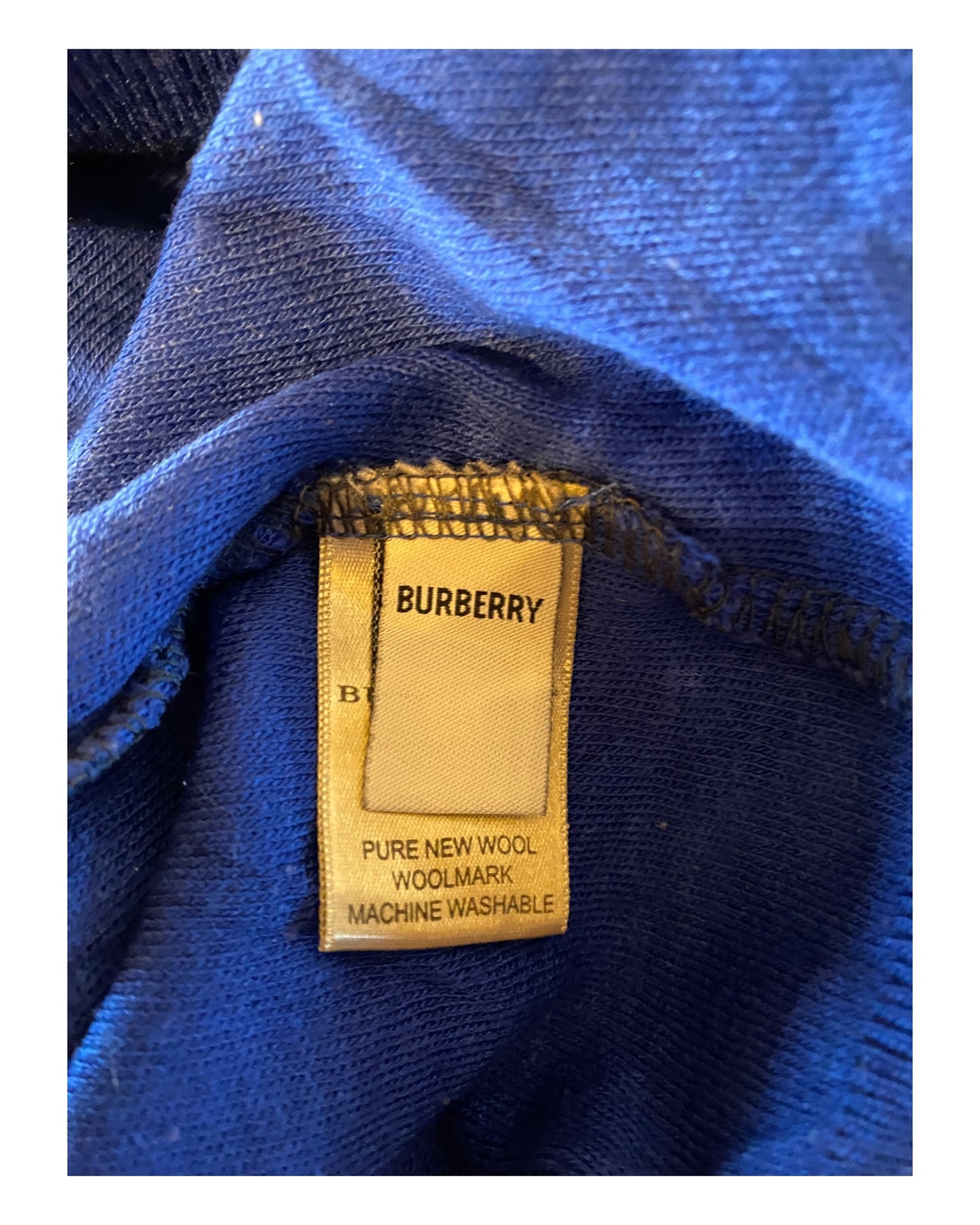 Burberry Pullover royalblau Größe L