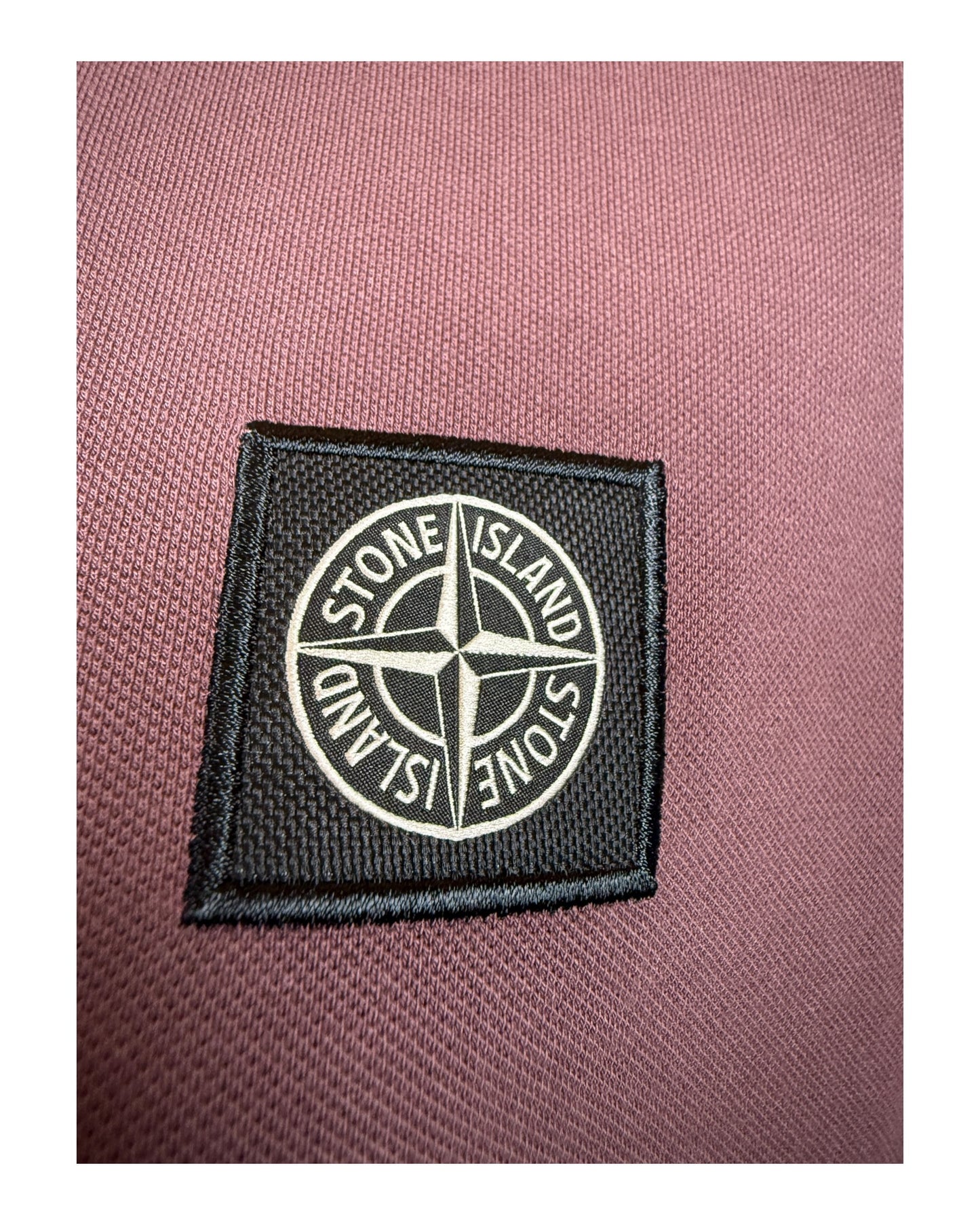 Stone Island Poloshirt bordeauxrot Größe M