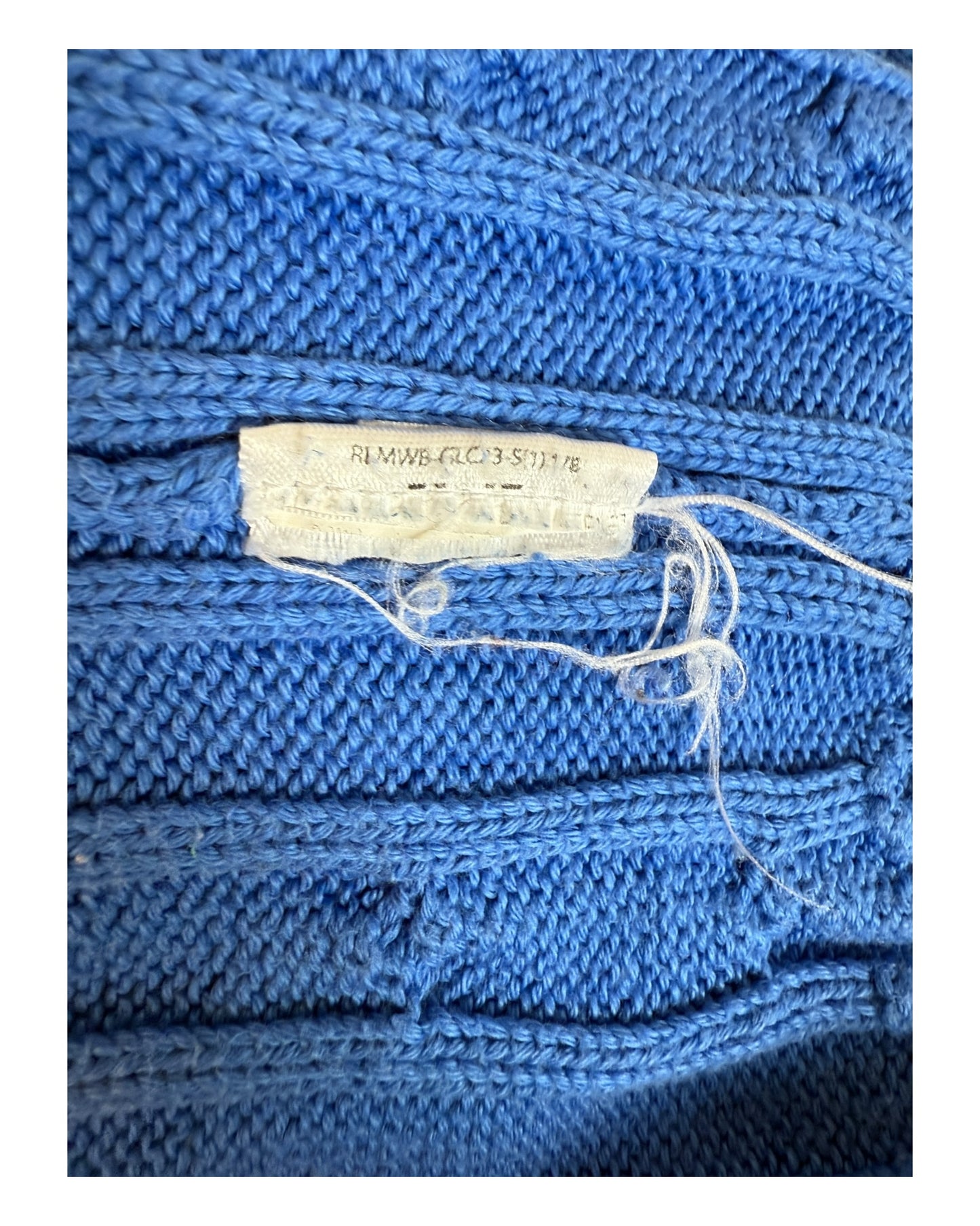 Polo Ralph Lauren Zopfmuster Pullover blau Größe M