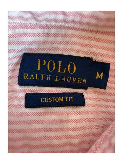 Polo Ralph Lauren Oxford Bluse rosa weiß gestreift Größe M