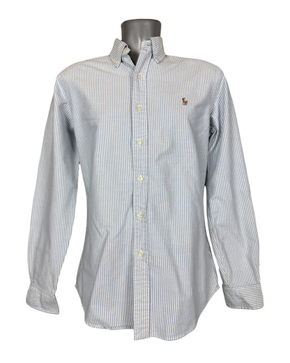 Polo Ralph Lauren Oxfordhemd hellblau weiß gestreift Größe S