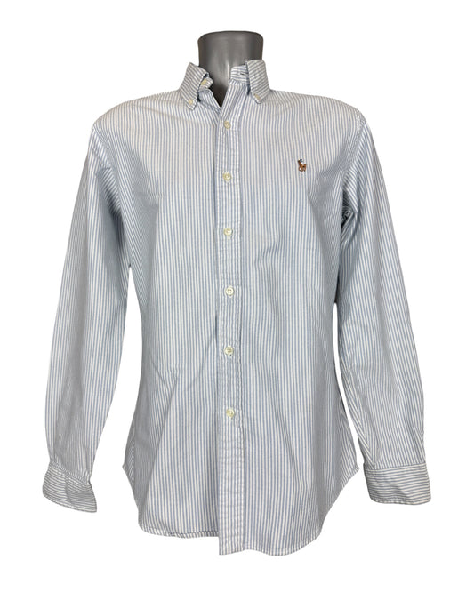 Polo Ralph Lauren Oxfordhemd hellblau weiß gestreift Größe S