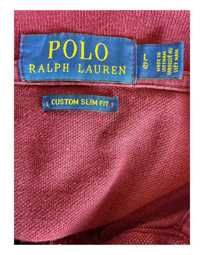 Polo Ralph Lauren Poloshirt bordeauxrot Größe L