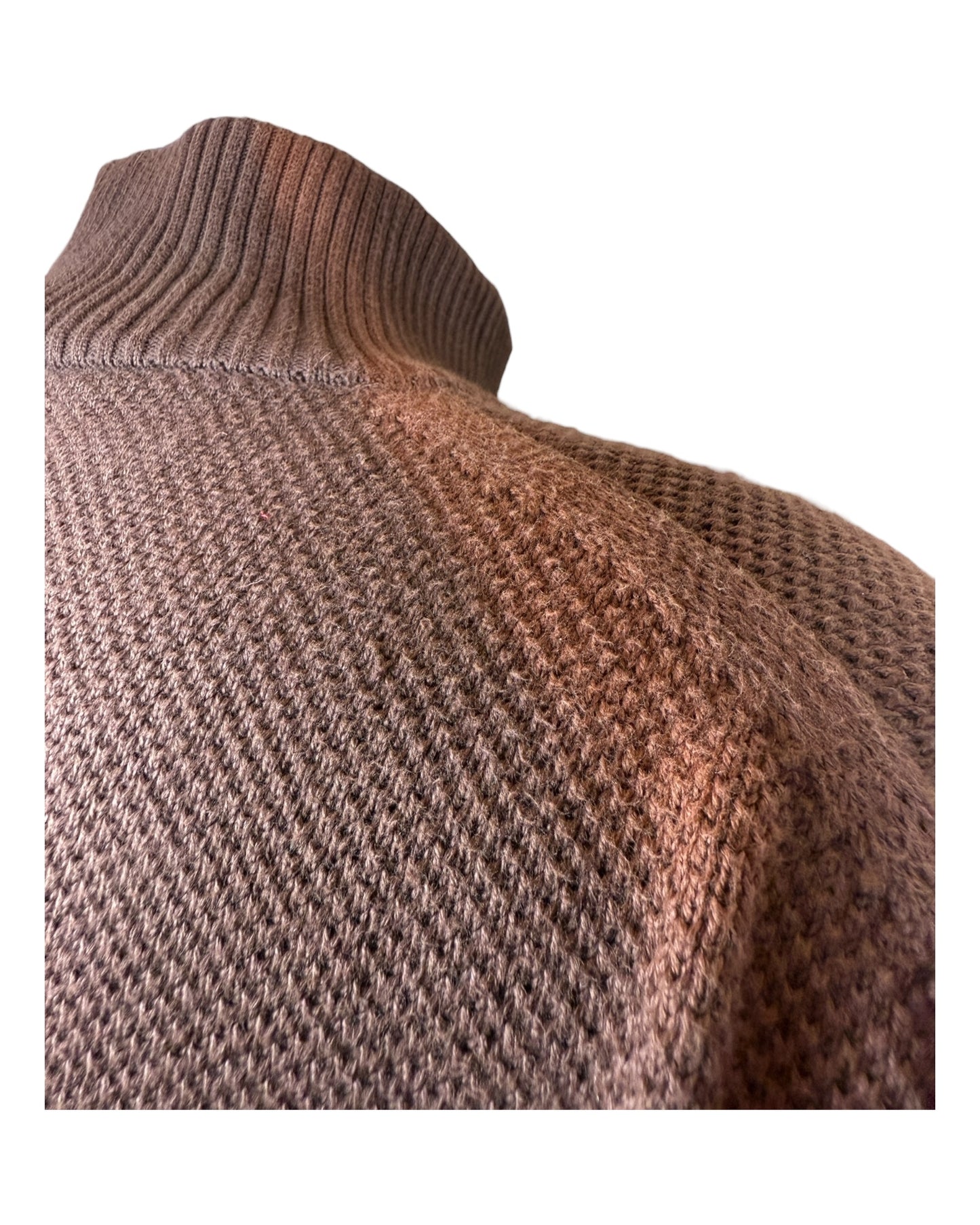 Lacoste Half Zip Pullover braun Größe XL