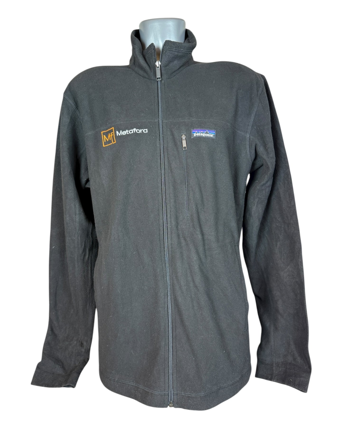 Patagonia Fleece Jacke schwarz Größe L
