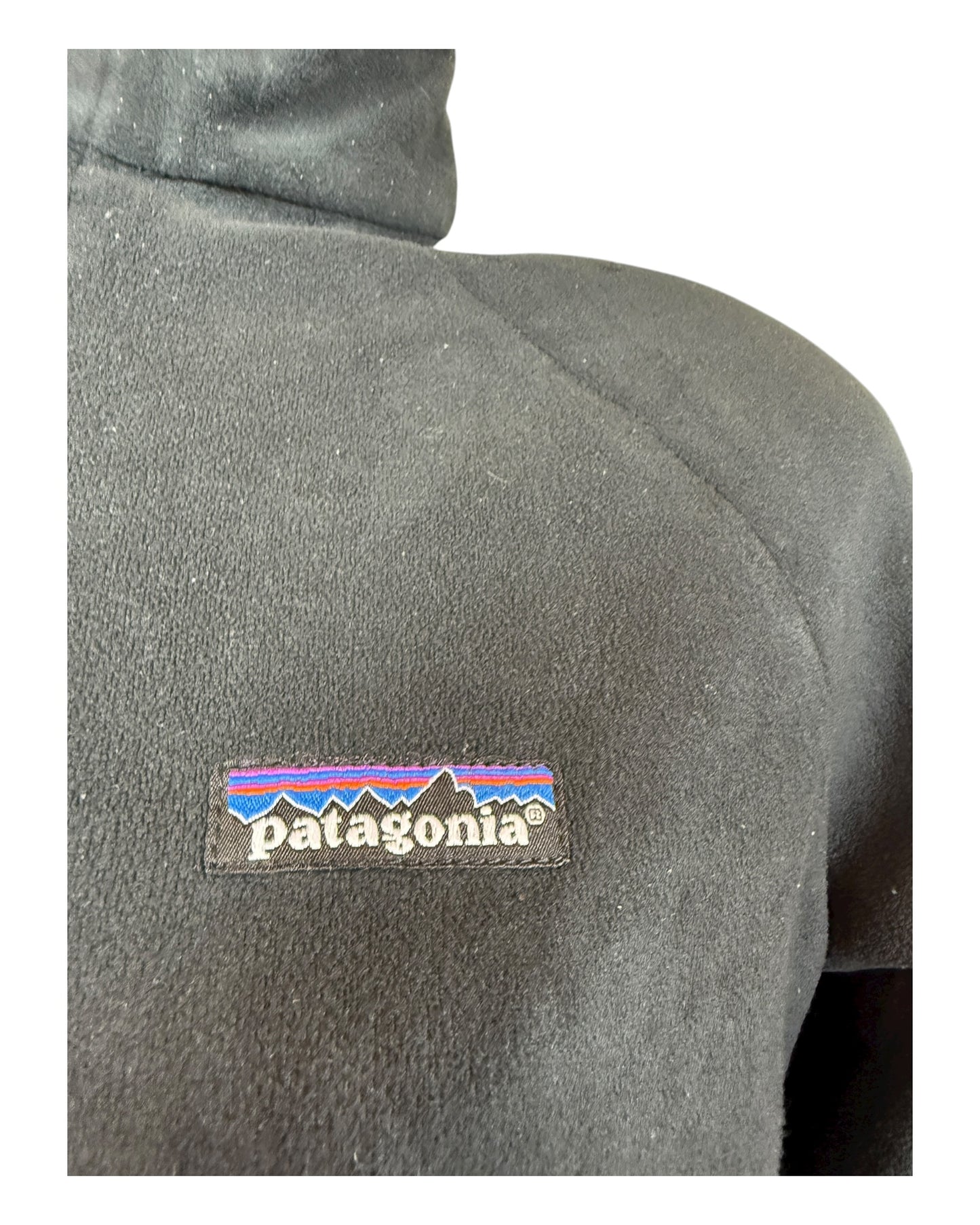 Patagonia Fleece Jacke schwarz Größe M
