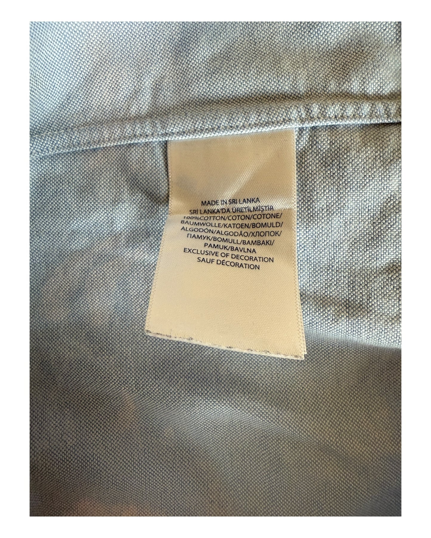 Polo Ralph Lauren Oxfordhemd hellblau Größe M