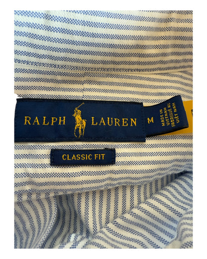 Polo Ralph Lauren Oxfordhemd hellblau weiß gestreift Größe M