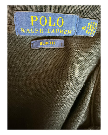 Polo Ralph Lauren langärmliges Poloshirt schwarz Größe M