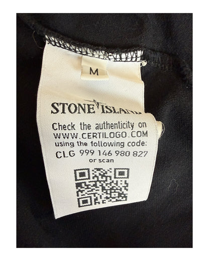 Stone Island Poloshirt schwarz Größe M