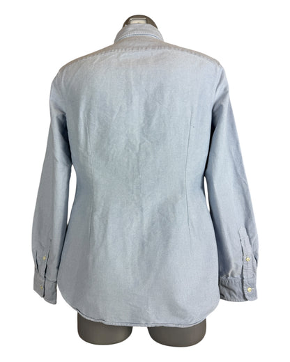 Polo Ralph Lauren Oxford Bluse hellblau Größe L