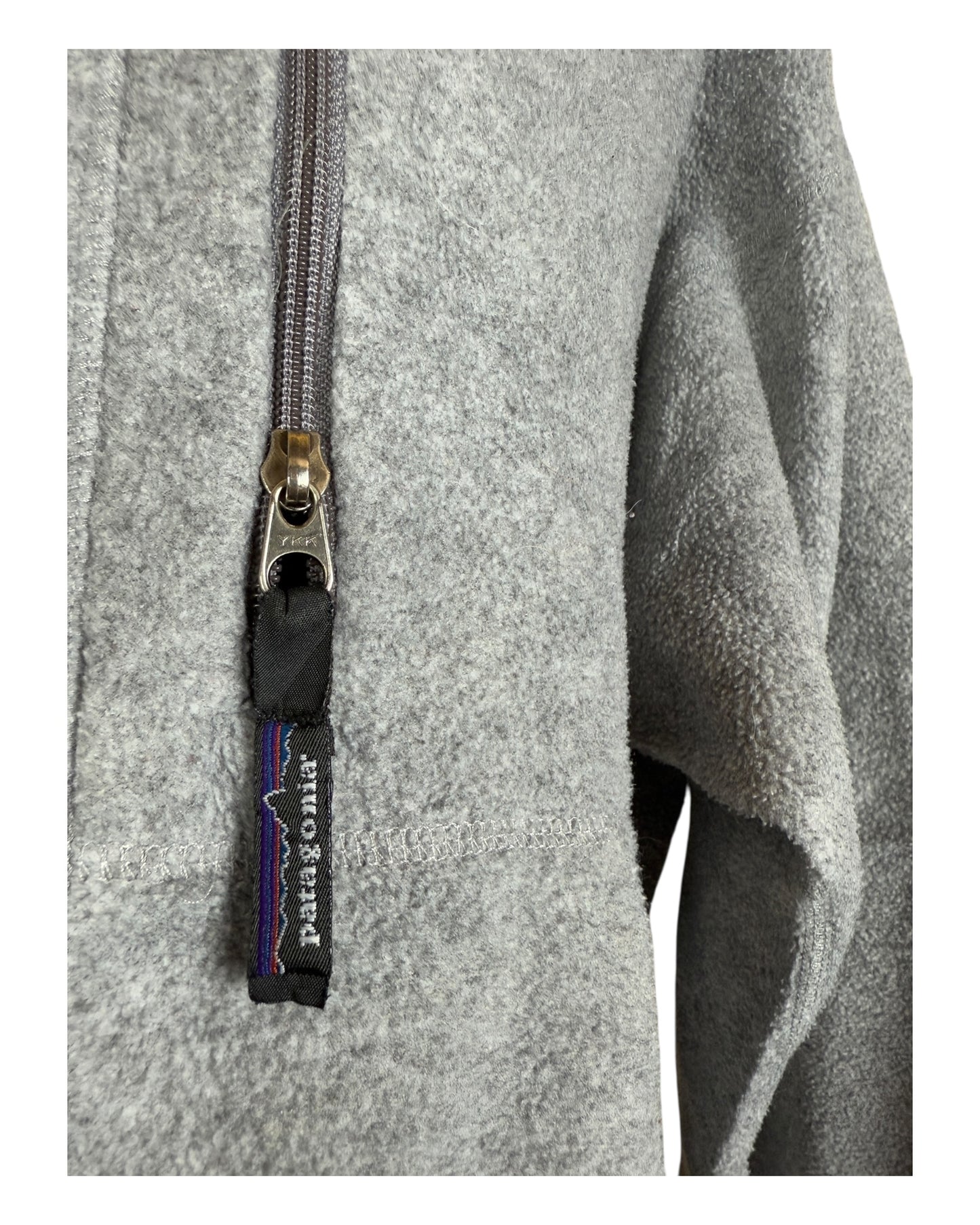 Patagonia Fleece Jacke grau Größe XL