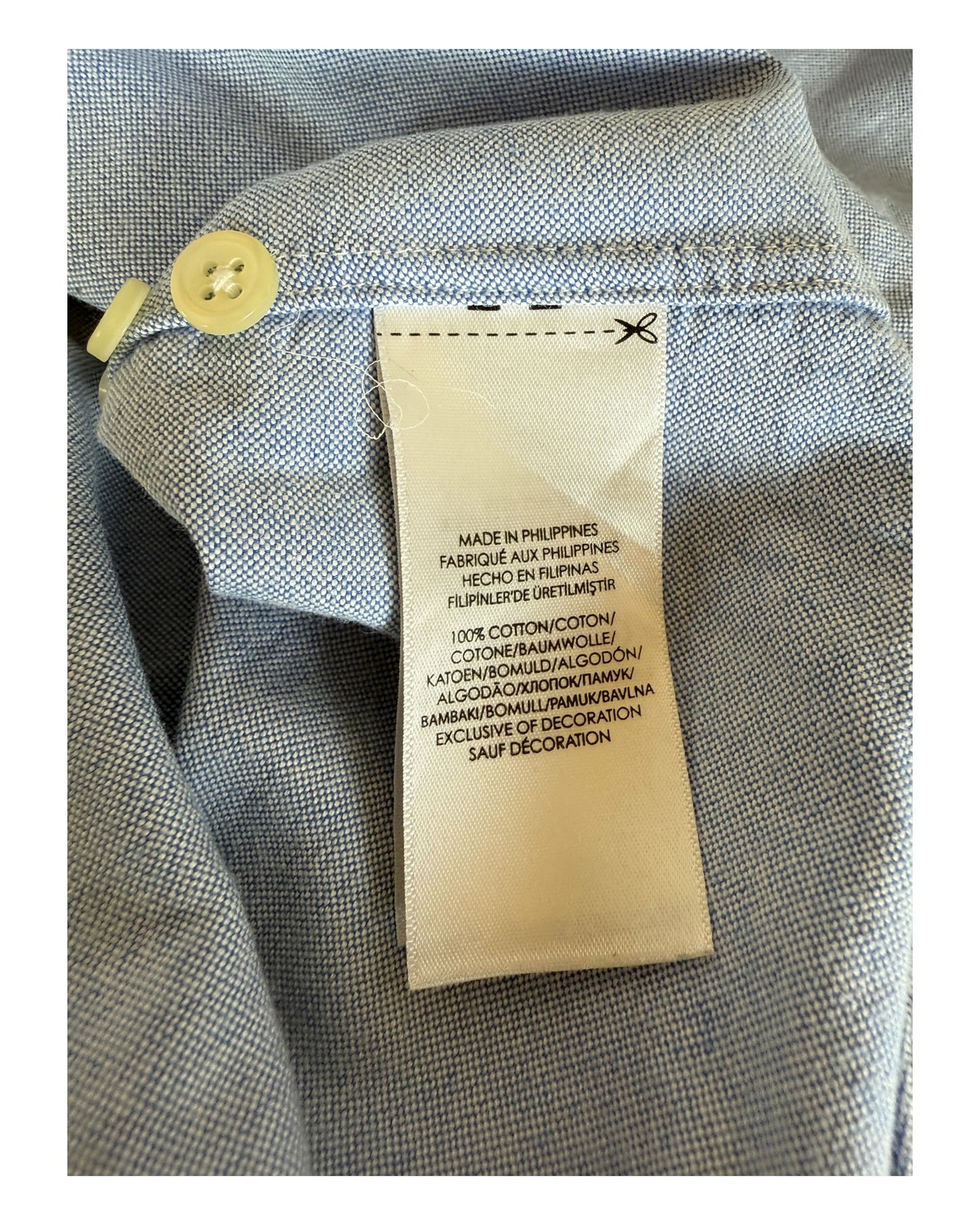 Polo Ralph Lauren Oxfordhemd hellblau Größe L