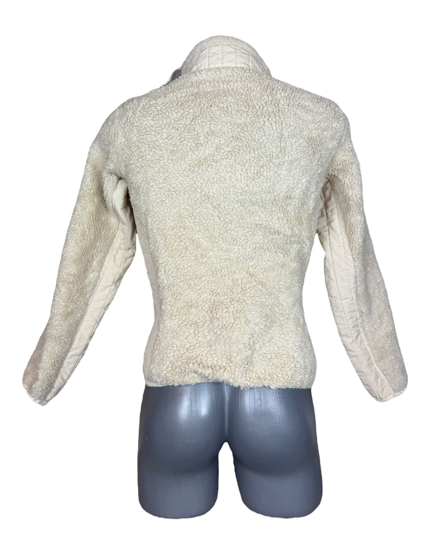 Patagonia Fleece Jacke creme Größe S