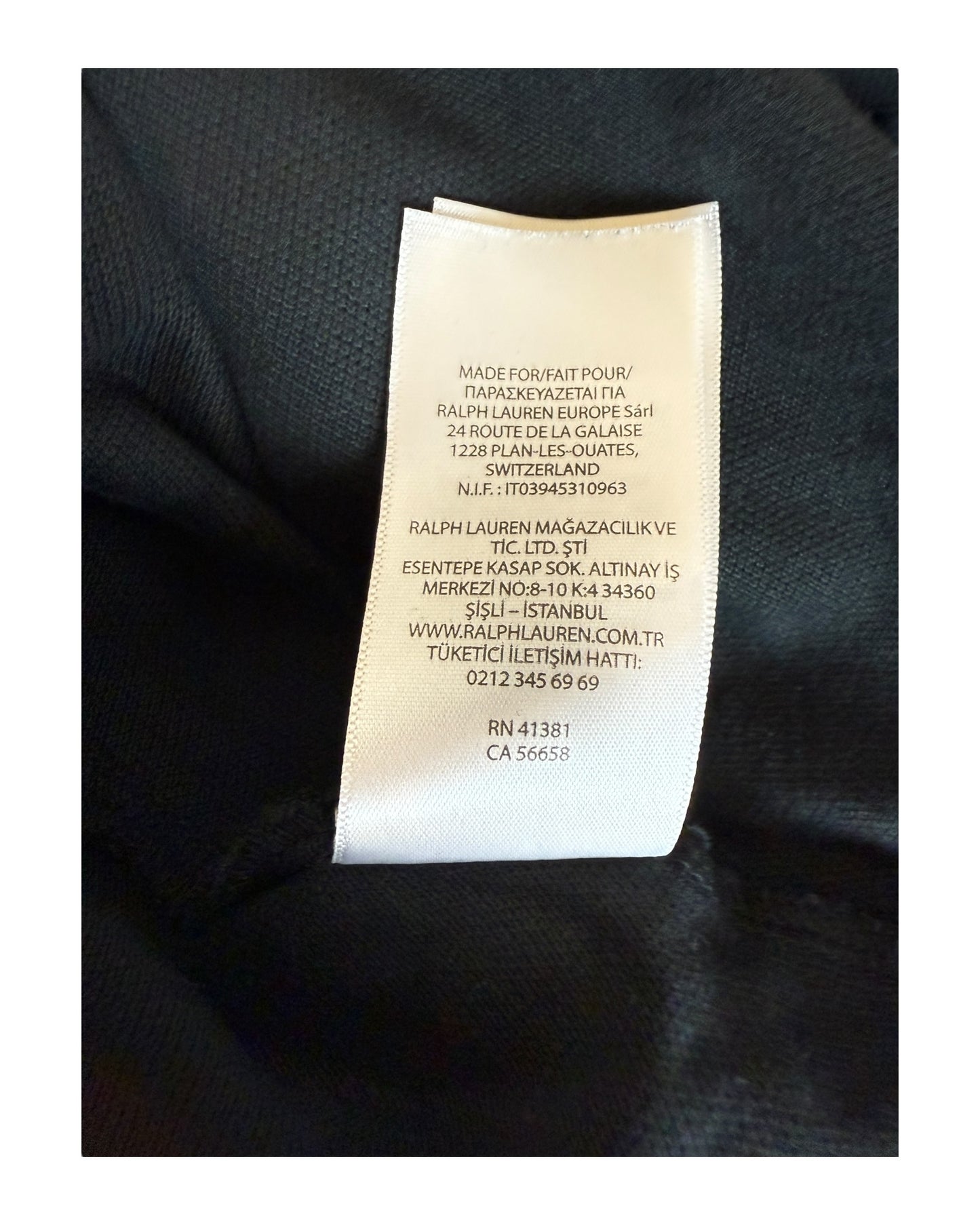 Polo Ralph Lauren Poloshirt schwarz Größe L