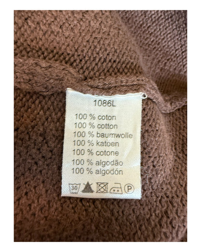 Lacoste Half Zip Pullover braun Größe XL