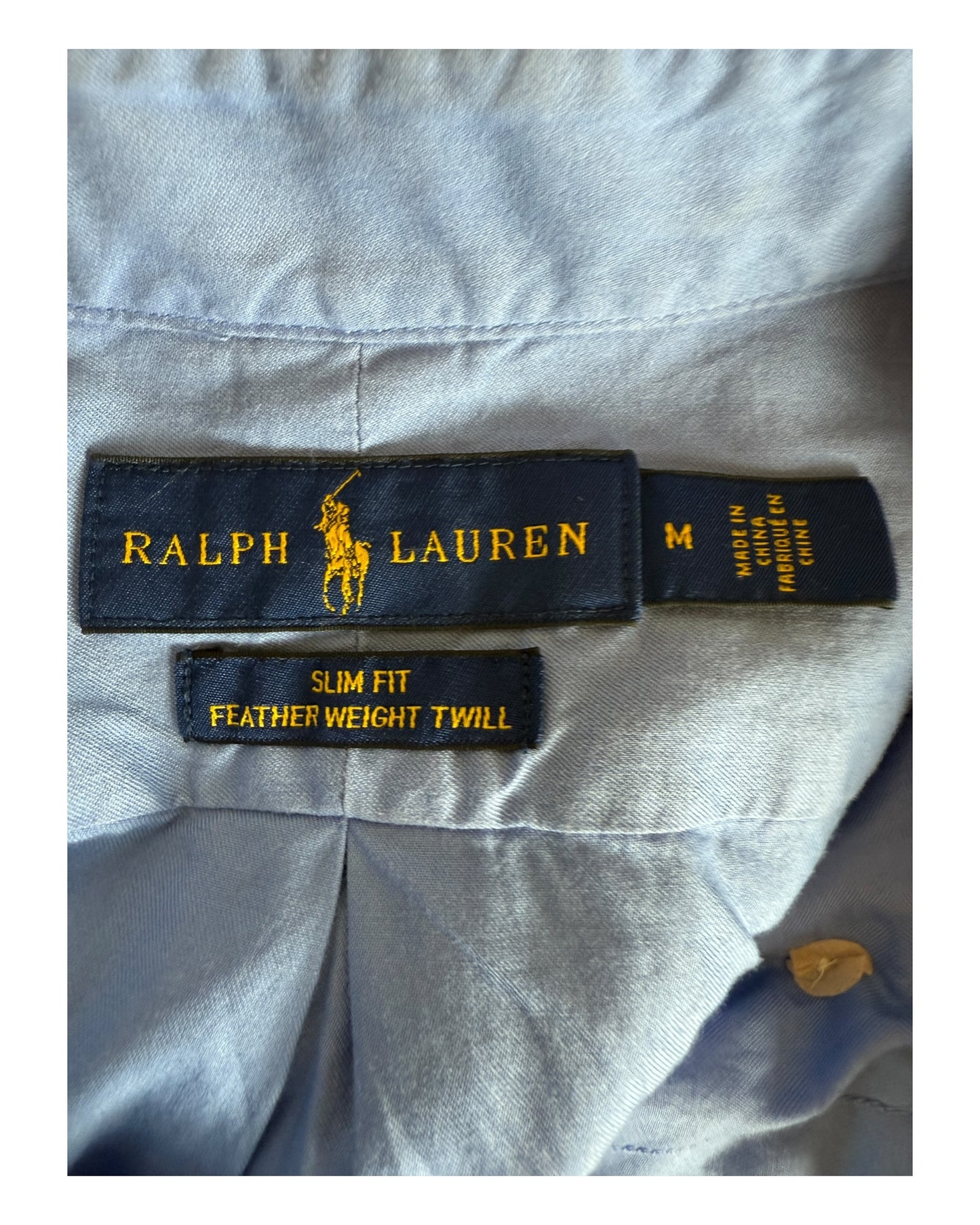 Polo Ralph Lauren Hemd blau Größe M