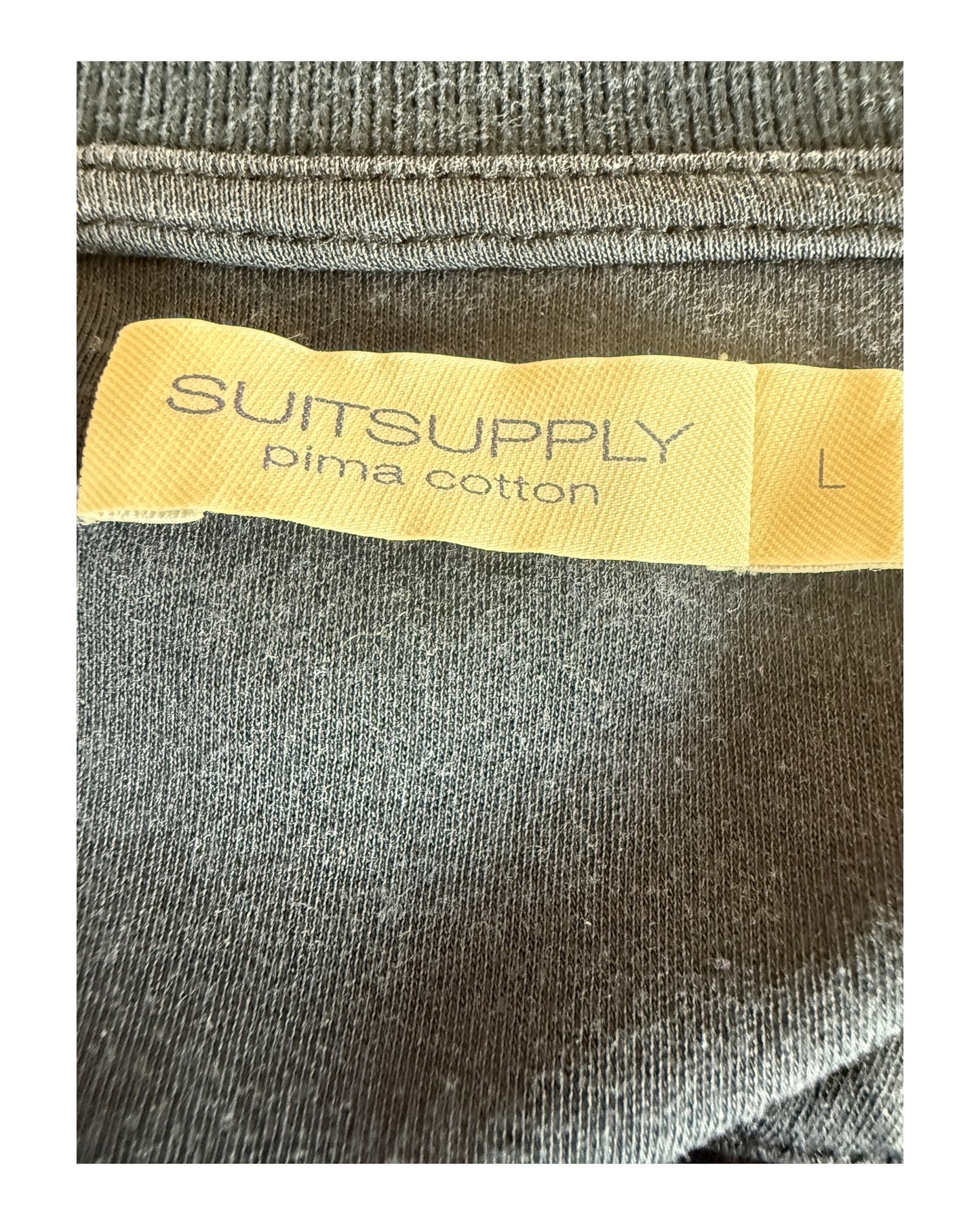 Suit Supply Longsleeve marineblau Größe L