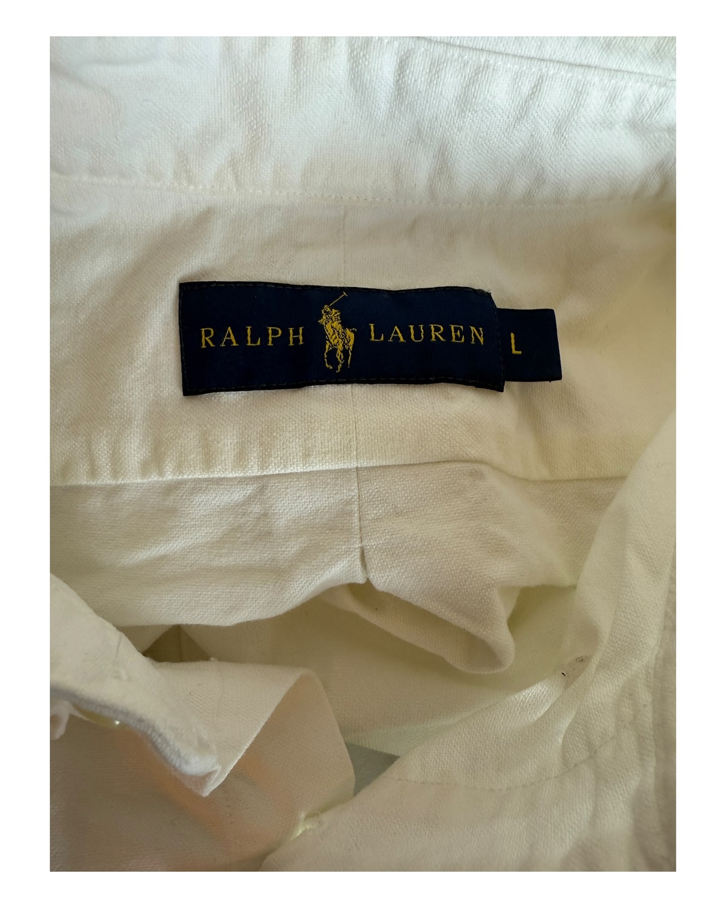 Polo Ralph Lauren Oxfordhemd weiß Größe L