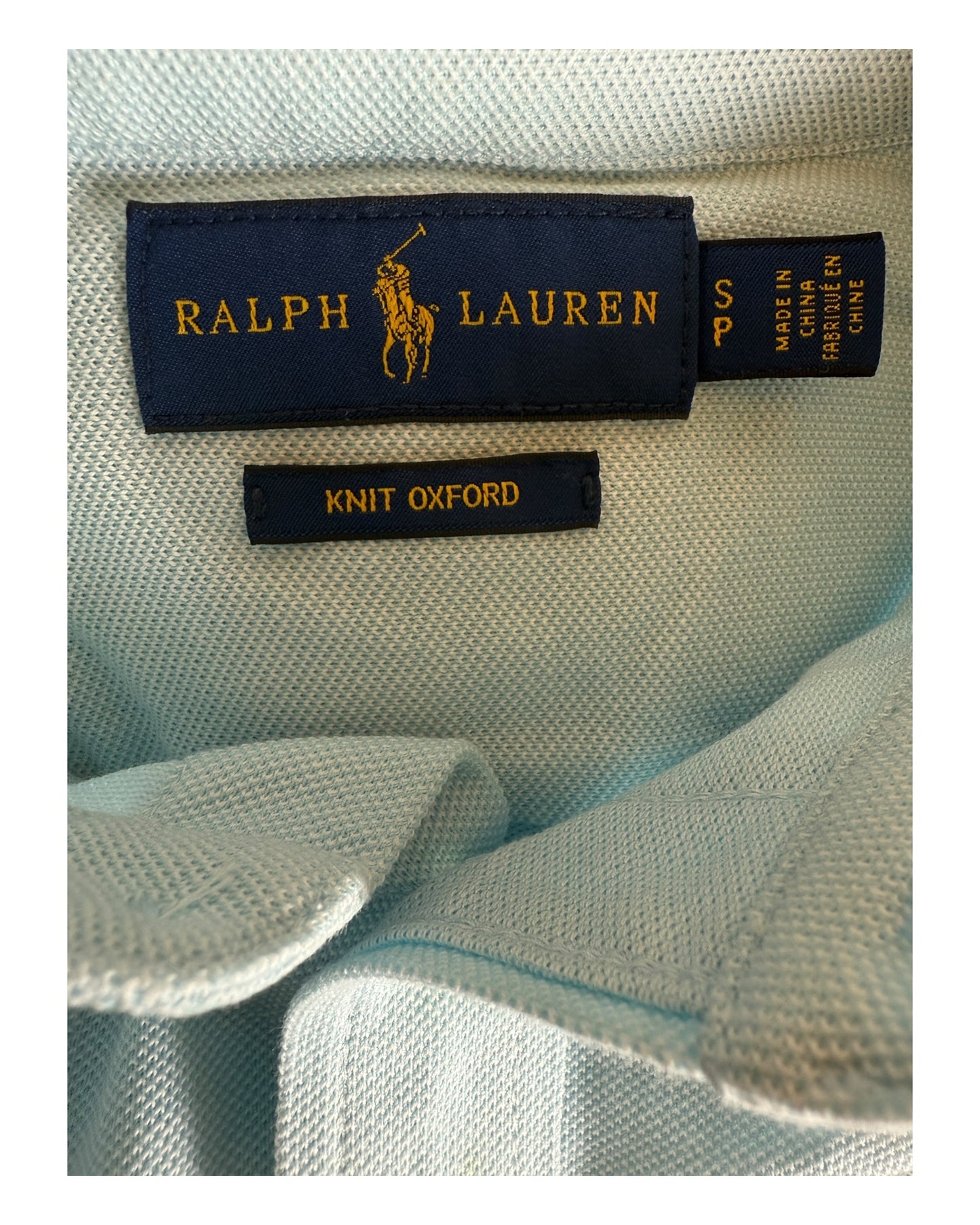 Polo Ralph Lauren Knit Bluse türkis Größe S