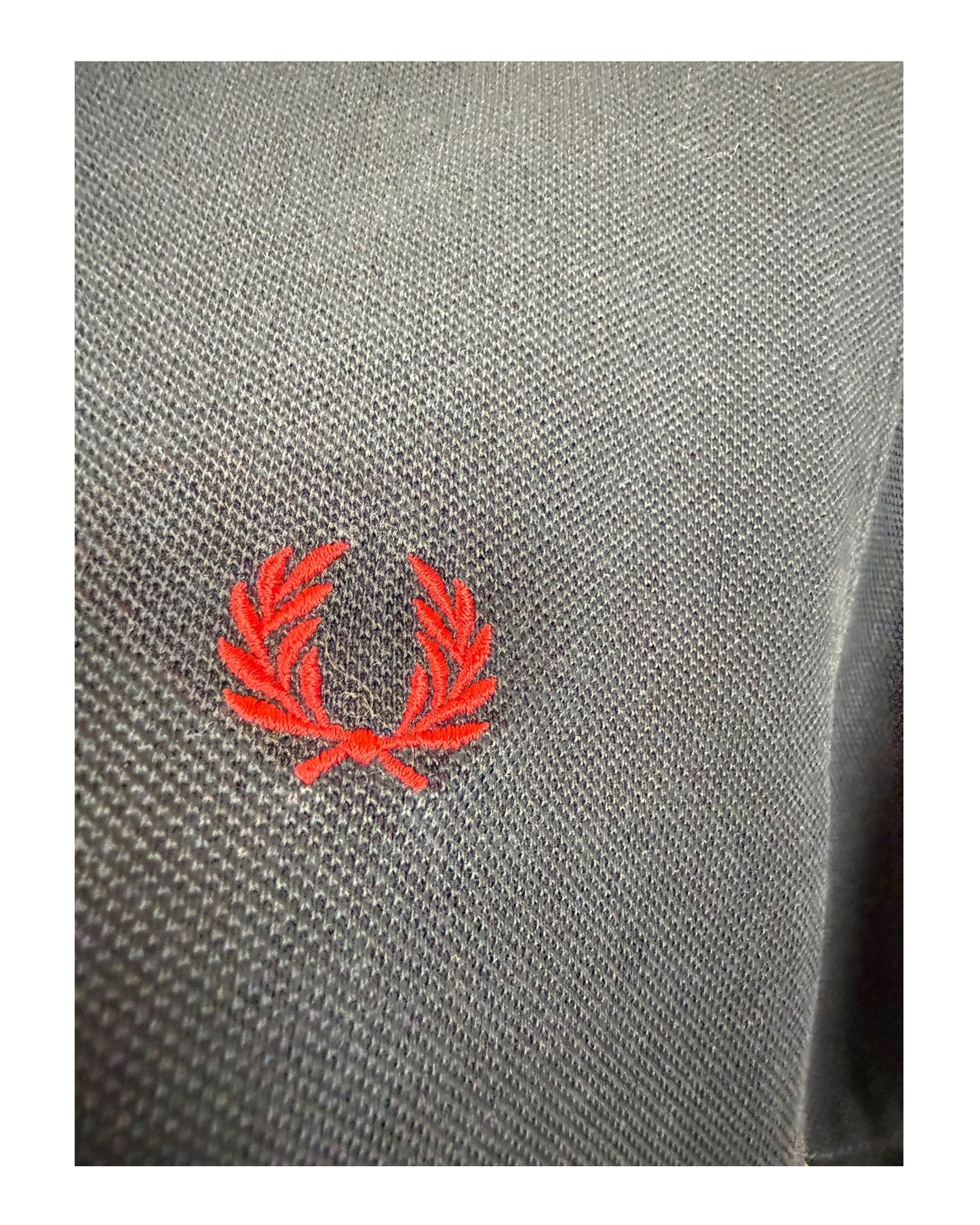 Fred Perry Poloshirt schwarz Größe M