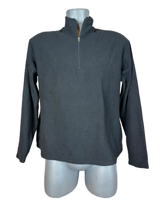 Patagonia Fleece Half Zip Pullover schwarz Größe L