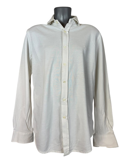 Polo Ralph Lauren Knit Oxfordhemd weiß Größe L