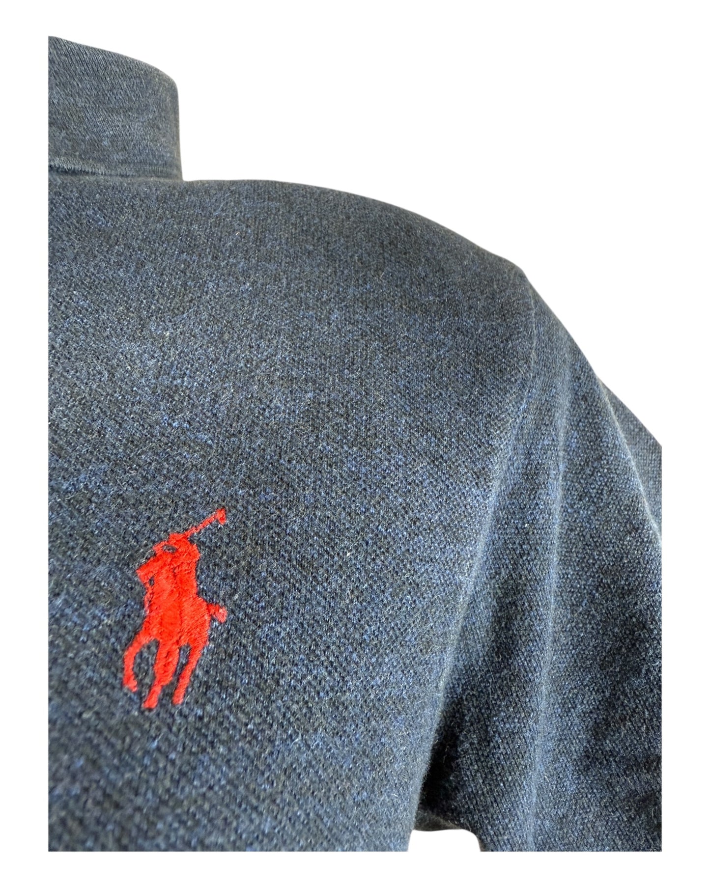 Polo Ralph Lauren Poloshirt marineblau meliert Größe M
