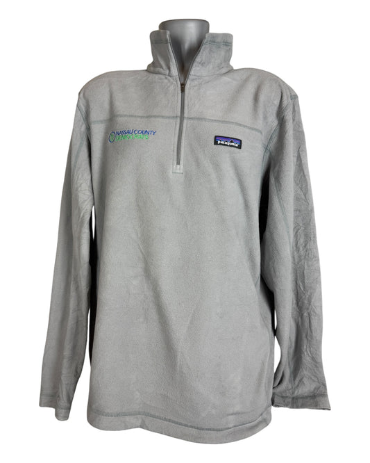 Patagonia Fleece Half Zip Pullover grau Größe L