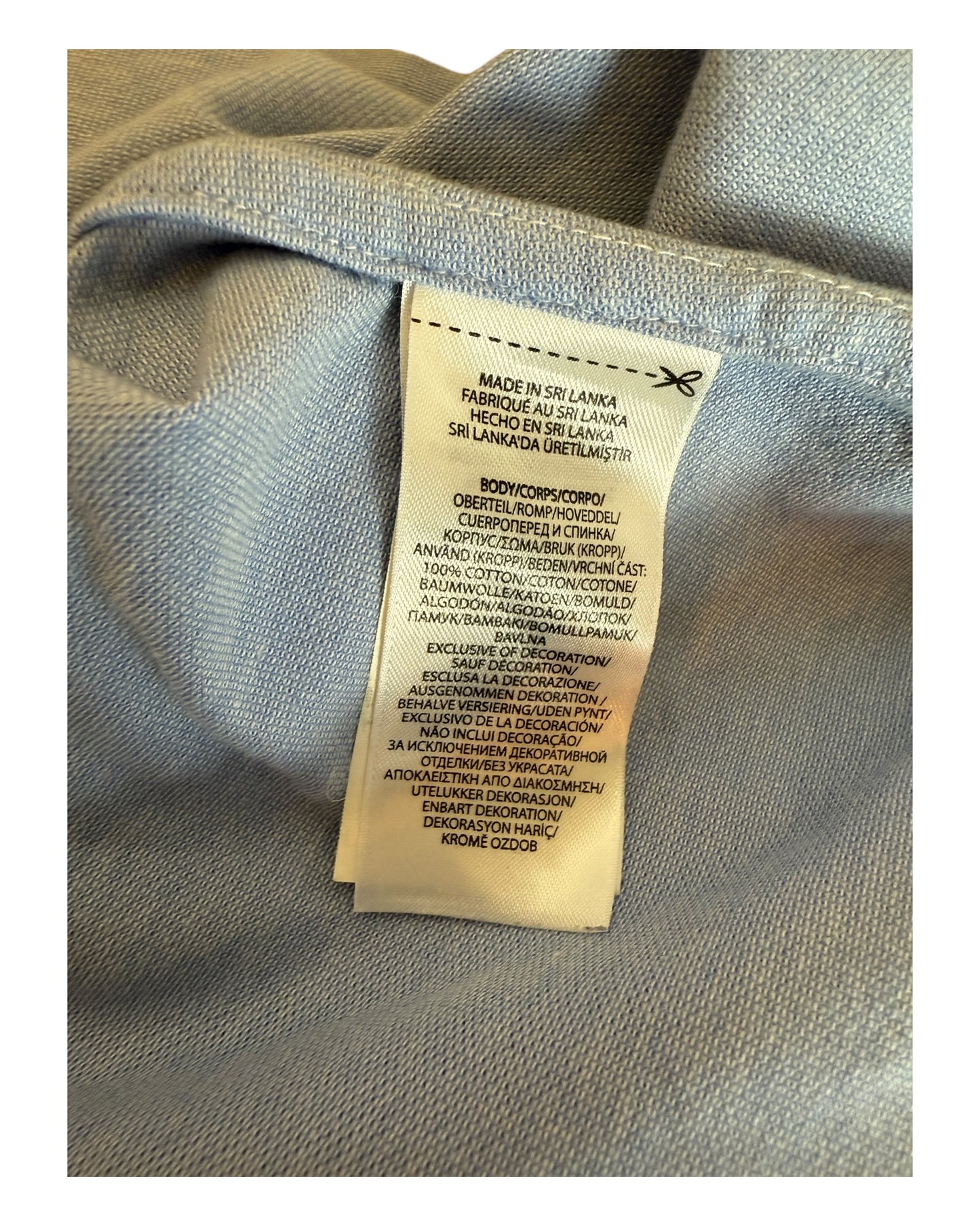 Polo Ralph Knit Oxfordhemd Bluse hellblau Größe M