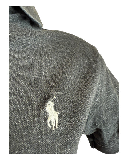 Polo Ralph Lauren Poloshirt schwarz meliert Größe M