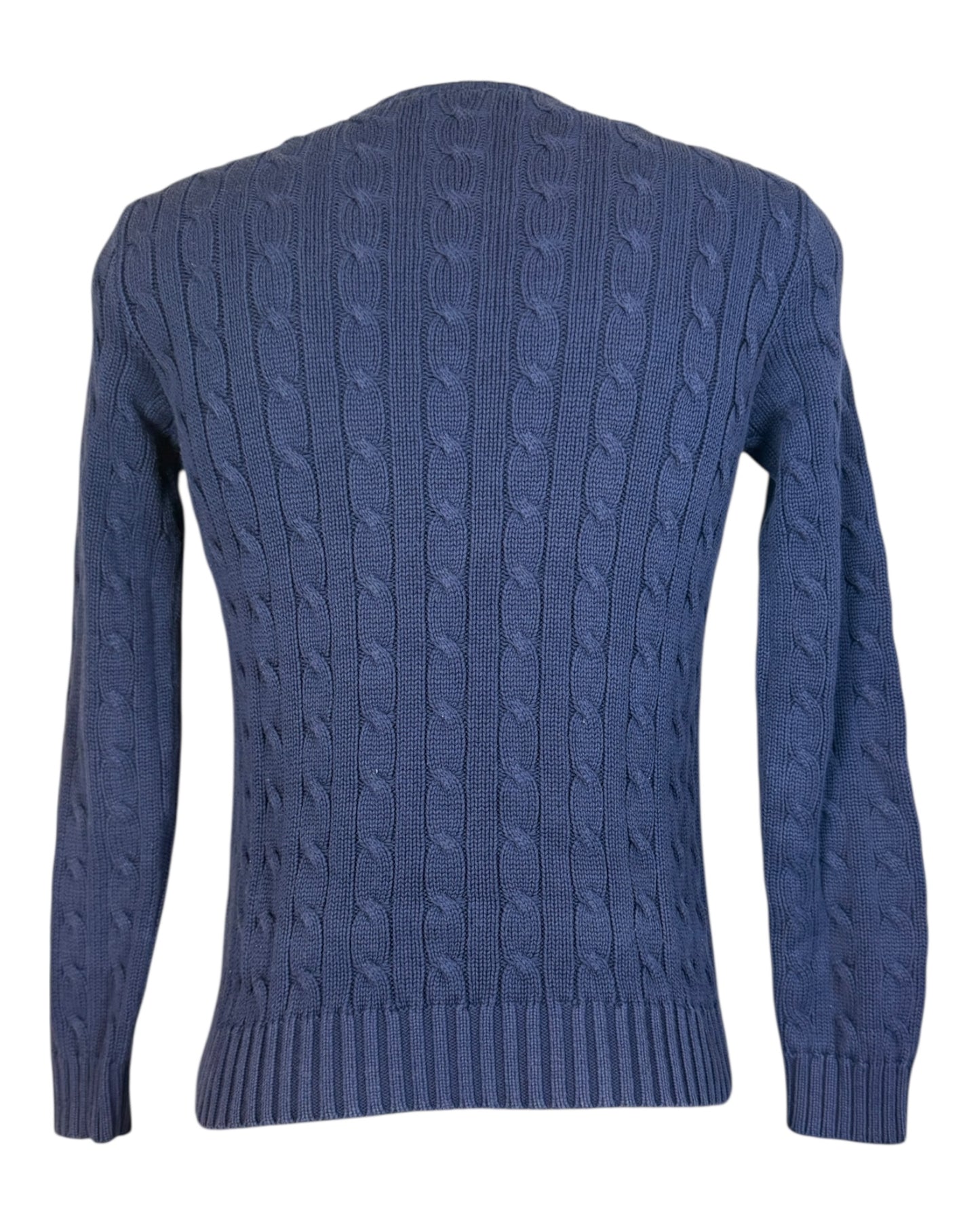 Polo Ralph Lauren Zopfmuster Pullover marineblau Größe S