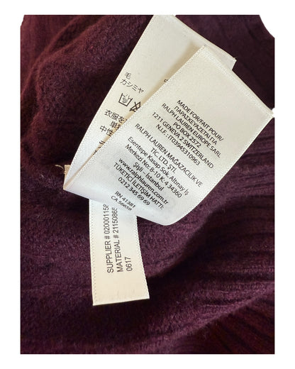 Polo Ralph Lauren Zopfmuster Pullover rot Größe L